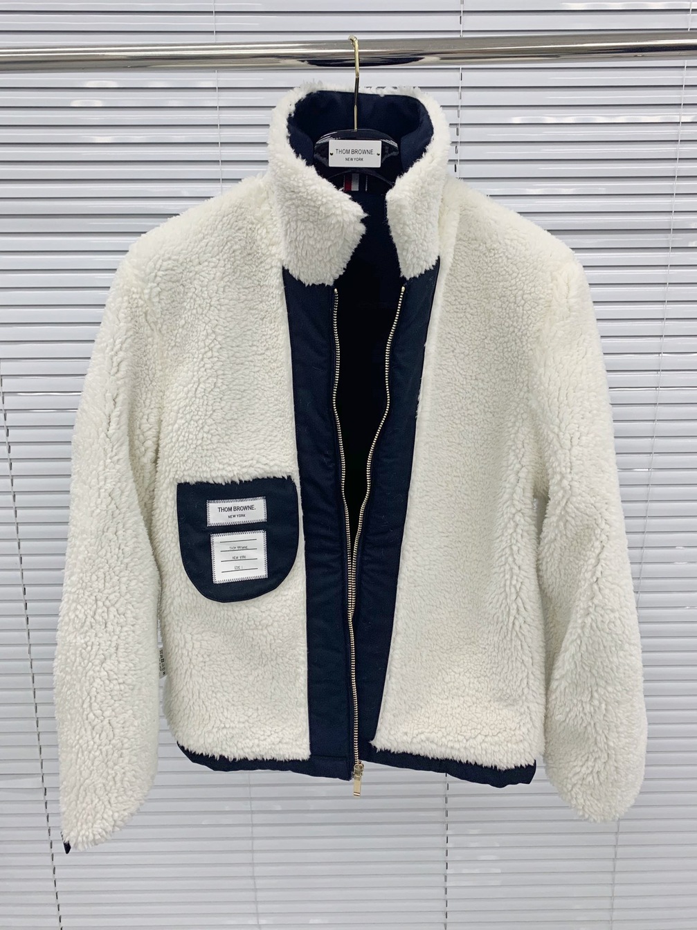 Jacket Thom Fur Neck Zip Ss2022