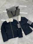 Jacket Thom Fur Neck Zip Ss2022