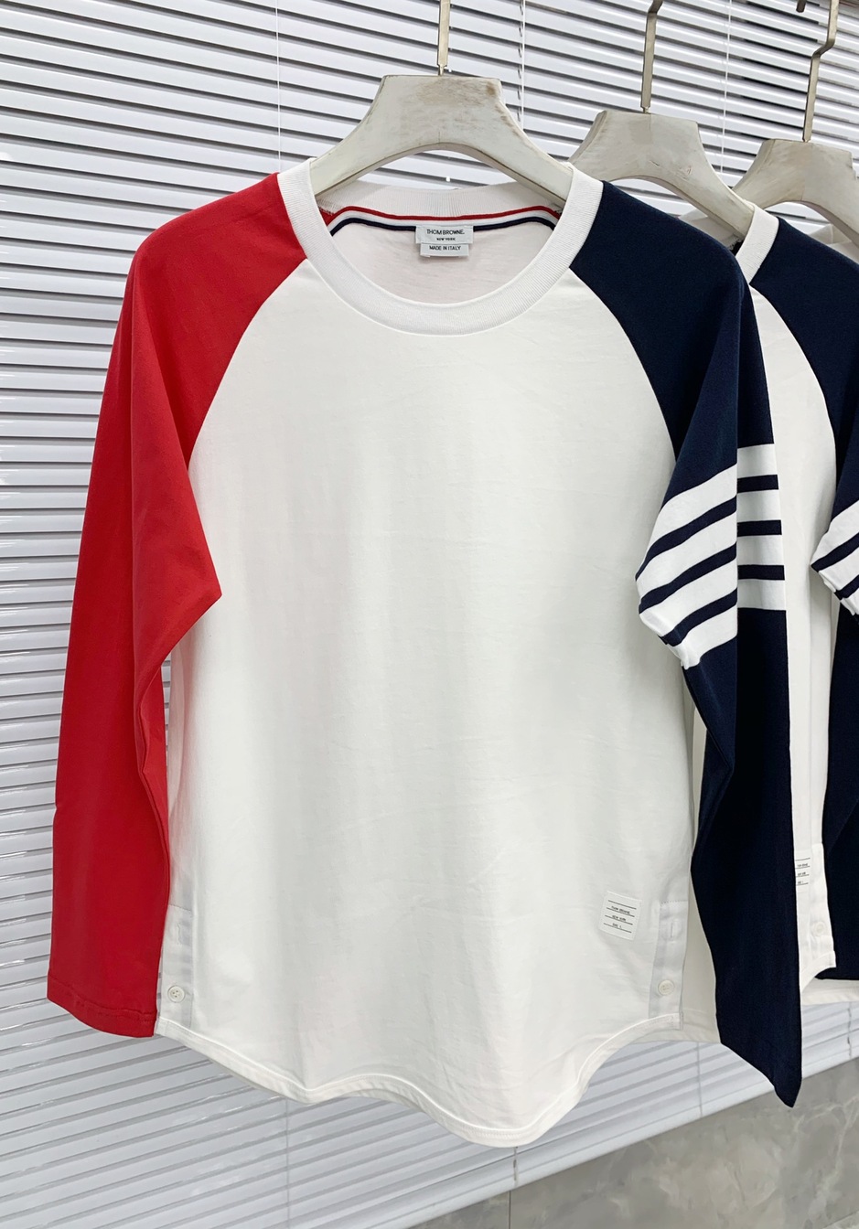 Long Sleeve Thom Browne Mutil Color Ss 2022