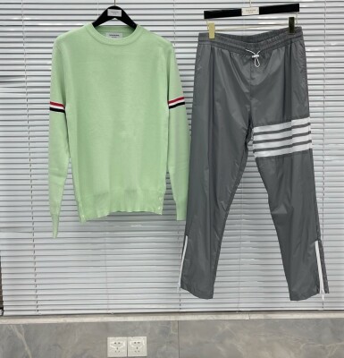 Sweaters Cashmere Red Navy Stripe Neon Ss2022