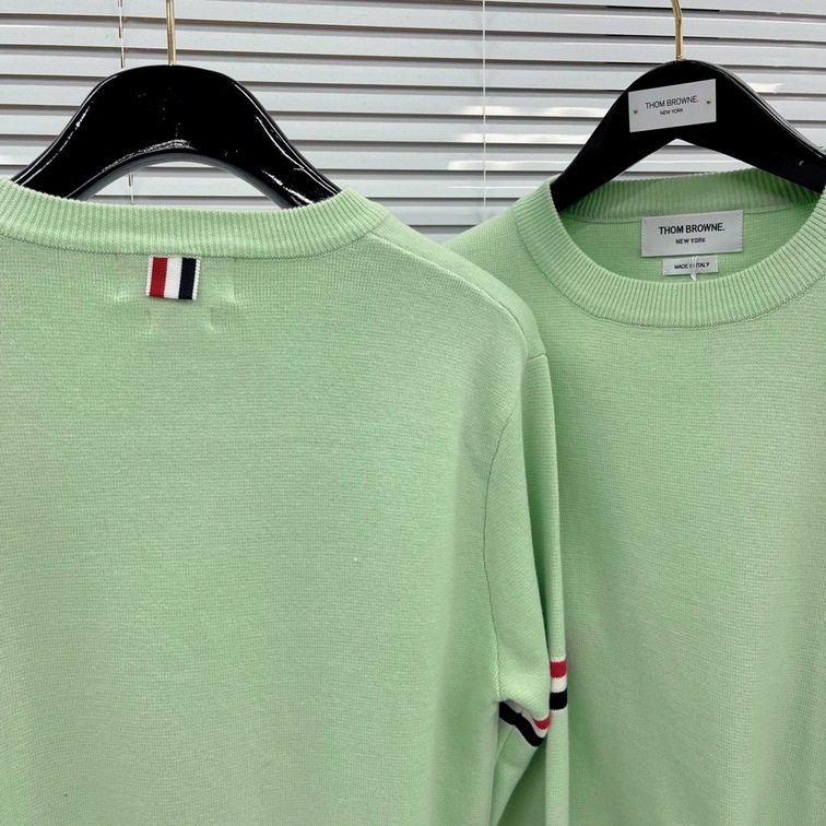 Sweaters Cashmere Red Navy Stripe Neon Ss2022