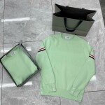 Sweaters Cashmere Red Navy Stripe Neon Ss2022