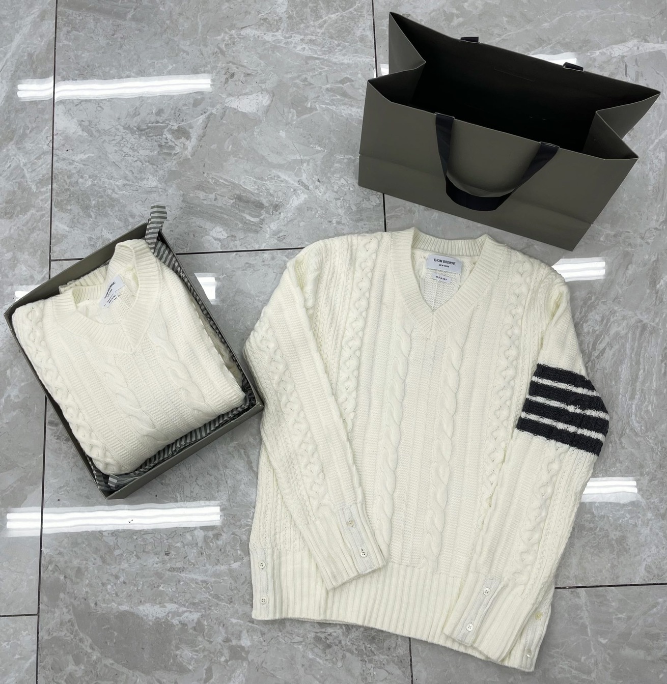 Sweaters Thom Browne Glosbe Wool Ss2022
