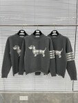 Sweaters Thom Wool Dog Check 4 Stripe Ss2022