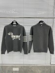 Sweaters Thom Wool Dog Check 4 Stripe Ss2022