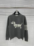 Sweaters Thom Wool Dog Check 4 Stripe Ss2022
