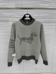 Sweaters Thom Wool Dog Check 4 Stripe Ss2022