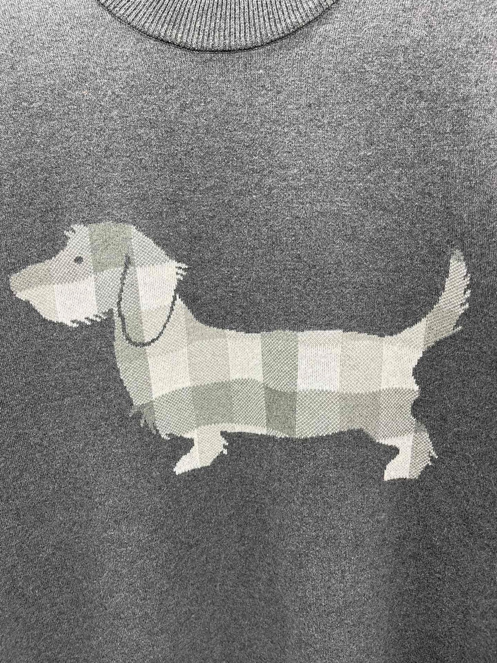 Sweaters Thom Wool Dog Check 4 Stripe Ss2022