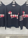 Sweaters Thom Wool Dog Check 4 Stripe Ss2022