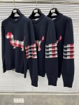 Sweaters Thom Wool Dog Check 4 Stripe Ss2022