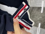 Sweaters Thom Wool Dog Check 4 Stripe Ss2022