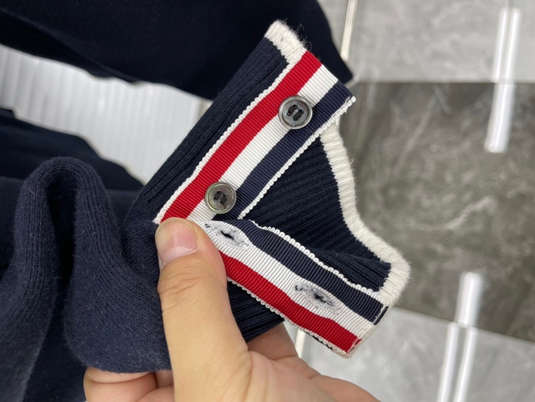 Sweaters Thom Wool Dog Check 4 Stripe Ss2022