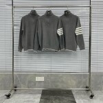 Sweaters Thom Wool High Neck Zip Ss2022