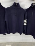 Sweaters Thom Wool High Neck Zip Ss2022