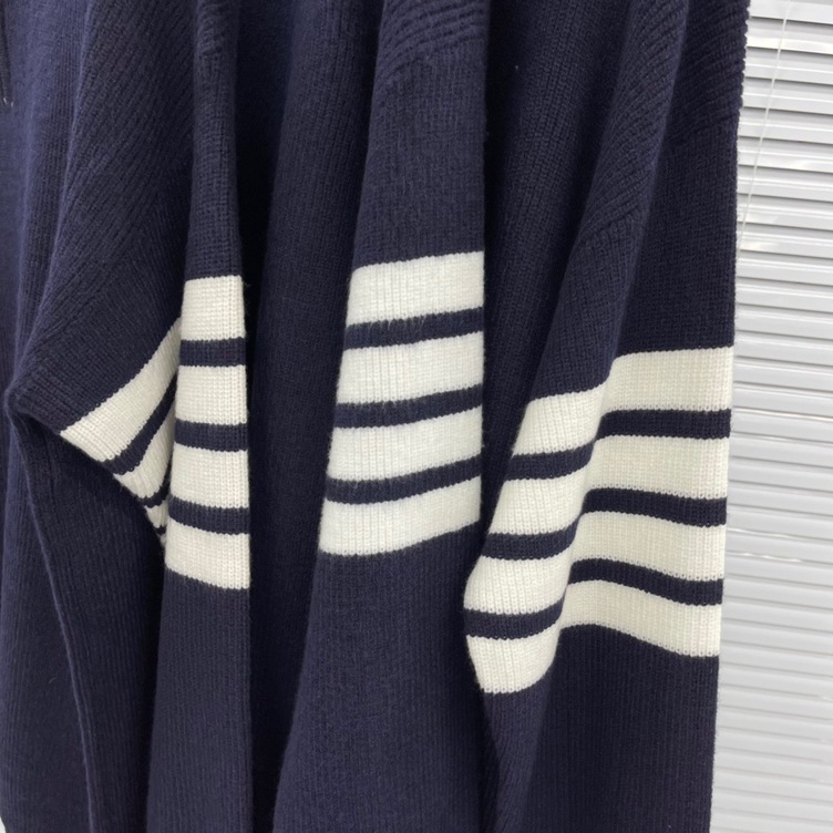 Sweaters Thom Wool High Neck Zip Ss2022