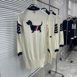 Thom Browne Women Dress Dog Stripe Ss2022