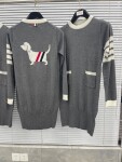 Thom Browne Women Dress Dog Stripe Ss2022