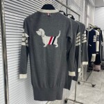 Thom Browne Women Dress Dog Stripe Ss2022