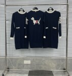 Thom Browne Women Dress Dog Stripe Ss2022