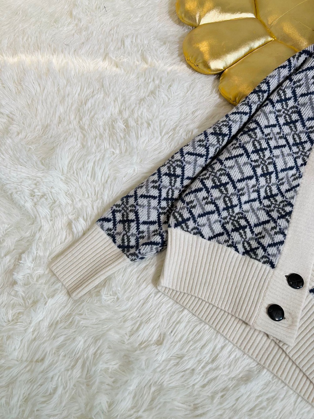 Cardigan Ysl Body Stripe White Ss2022