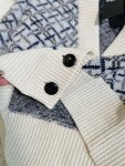 Cardigan Ysl Body Stripe White Ss2022