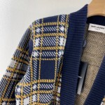 Cardigan Ysl Short Body Stripe Ss2022