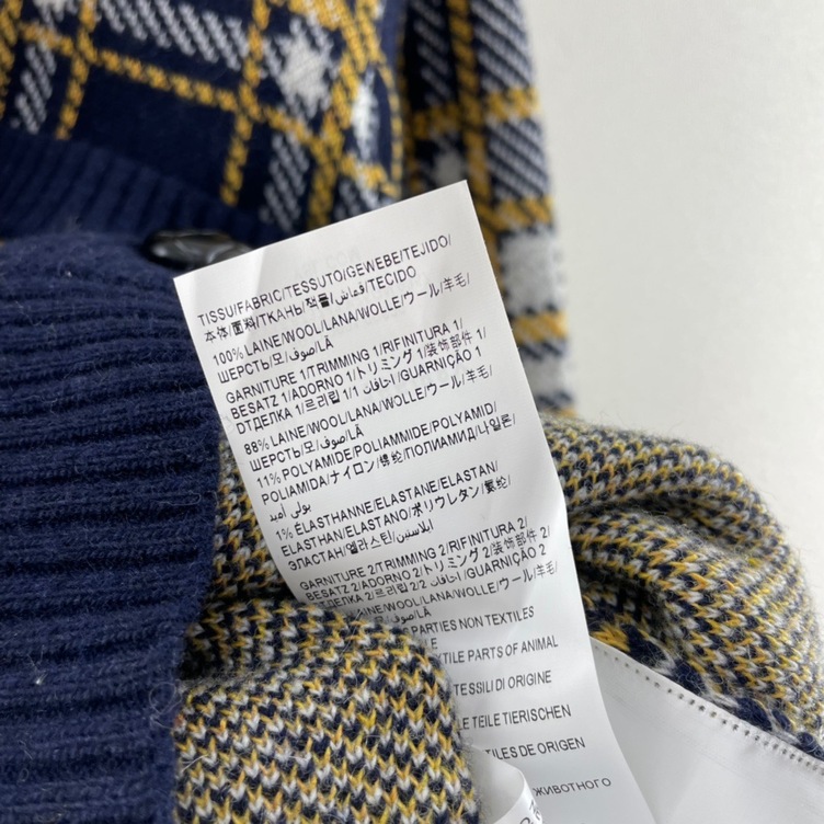Cardigan Ysl Short Body Stripe Ss2022