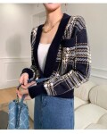 Cardigan Ysl Short Body Stripe Ss2022