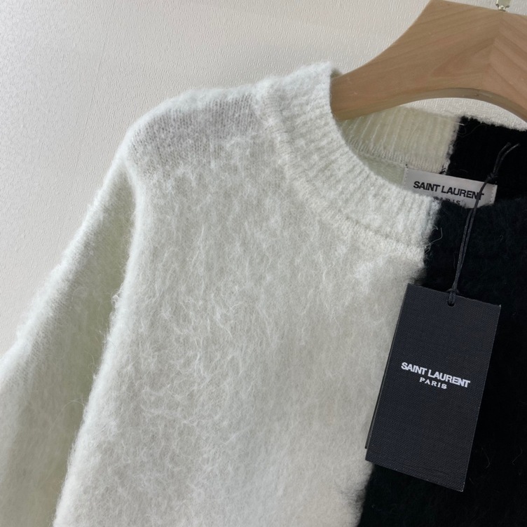 Sweaters Ysl Two Sided Ss2022