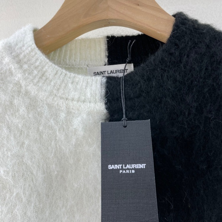 Sweaters Ysl Two Sided Ss2022