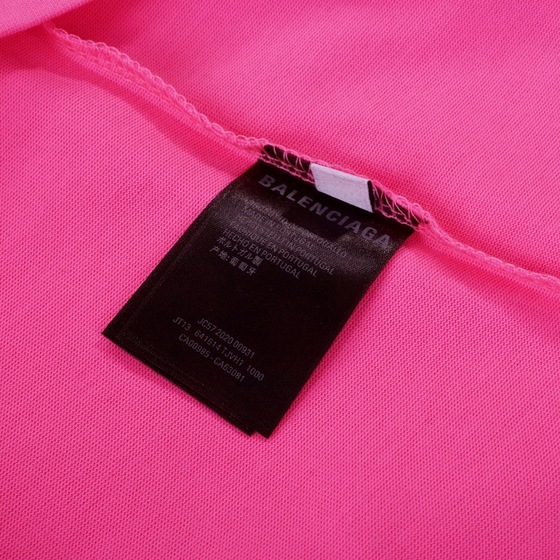 Tee Balen Back Logo Pink Lightly Ss2022