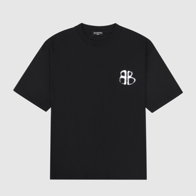 Tee Balen Logo Print Black Ss2022