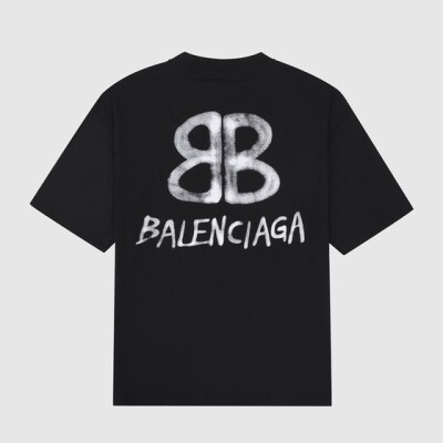 Tee Balen Logo Print Black Ss2022