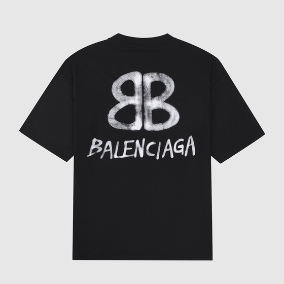 Tee Balen Logo Print Black Ss2022