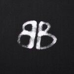 Tee Balen Logo Print Black Ss2022