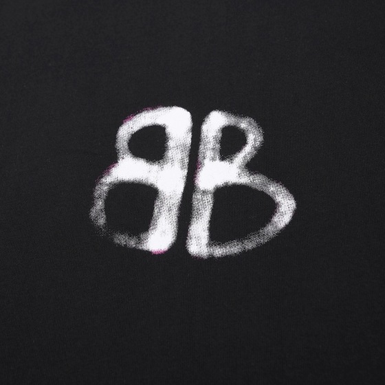 Tee Balen Logo Print Black Ss2022