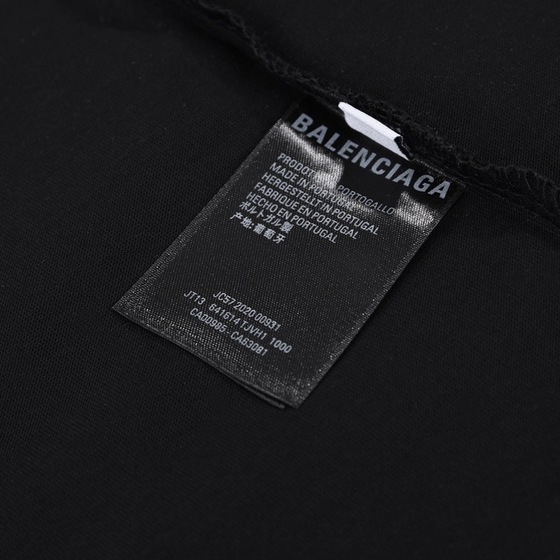 Tee Balen Logo Print Black Ss2022