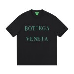 Tee Bottega Letter Black Ss 2022