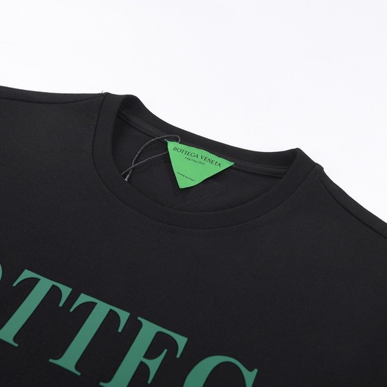 Tee Bottega Letter Black Ss 2022