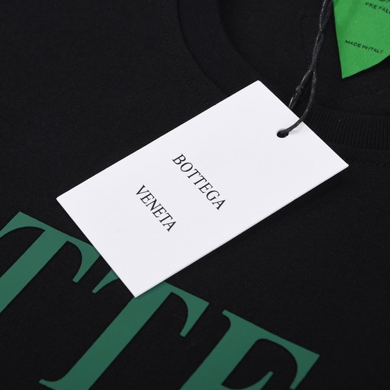 Tee Bottega Letter Black Ss 2022