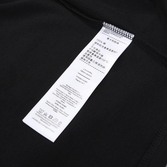 Tee Bottega Letter Cancel Black Ss 2022