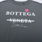 Tee Bottega Letter Cancel Gray Ss 2022