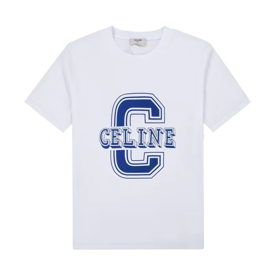 Tee Celine Big Logo Blue White Ss2022