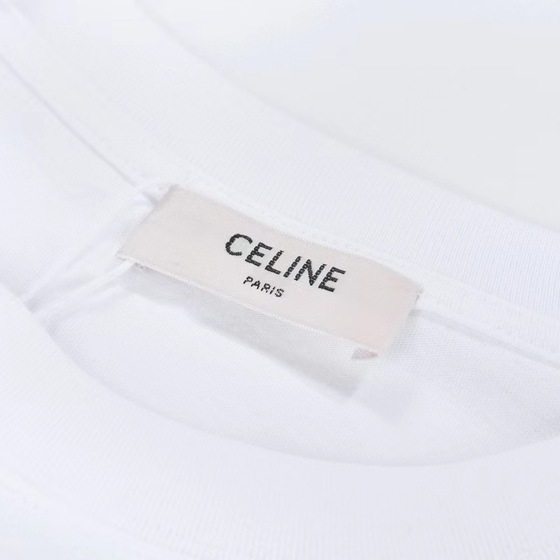 Tee Celine Big Logo Blue White Ss2022