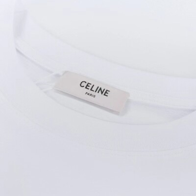 Tee Celine Big Logo Red White Ss2022