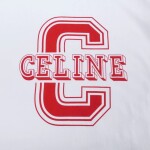 Tee Celine Big Logo Red White Ss2022