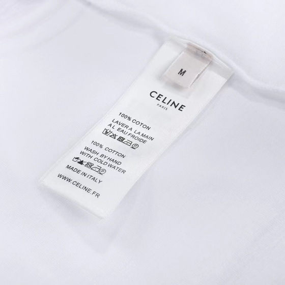 Tee Celine Big Logo Red White Ss2022
