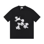 Tee Celine Dog Black Ss2022