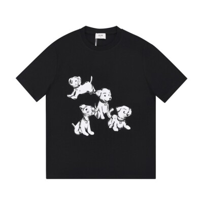 Tee Celine Dog Black Ss2022
