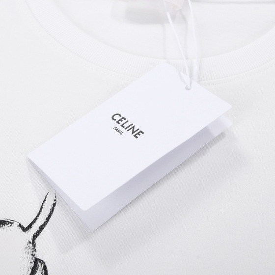 Tee Celine Dog White Ss2022